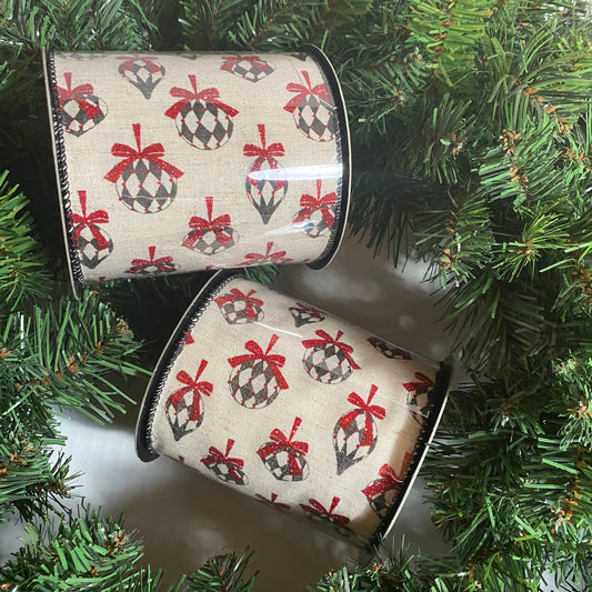 Ribbon, Christmas Ribbon, Designer Ribbon, D Stevens Ribbon