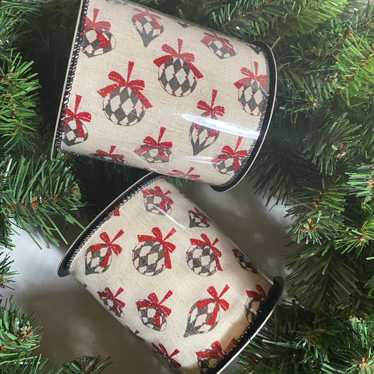 Ribbon, Christmas Ribbon, Designer Ribbon, D Stevens Ribbon
